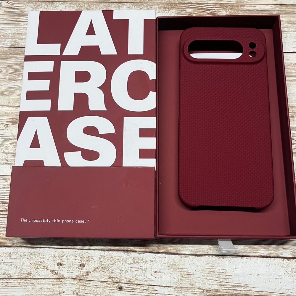 Latercase Pixel 9 Pro XL Crimson ThinPhone Case Featherweight Open Box